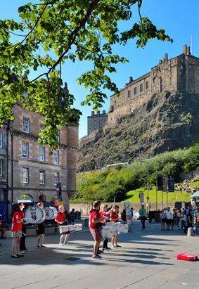 View of Edinburgh Castle