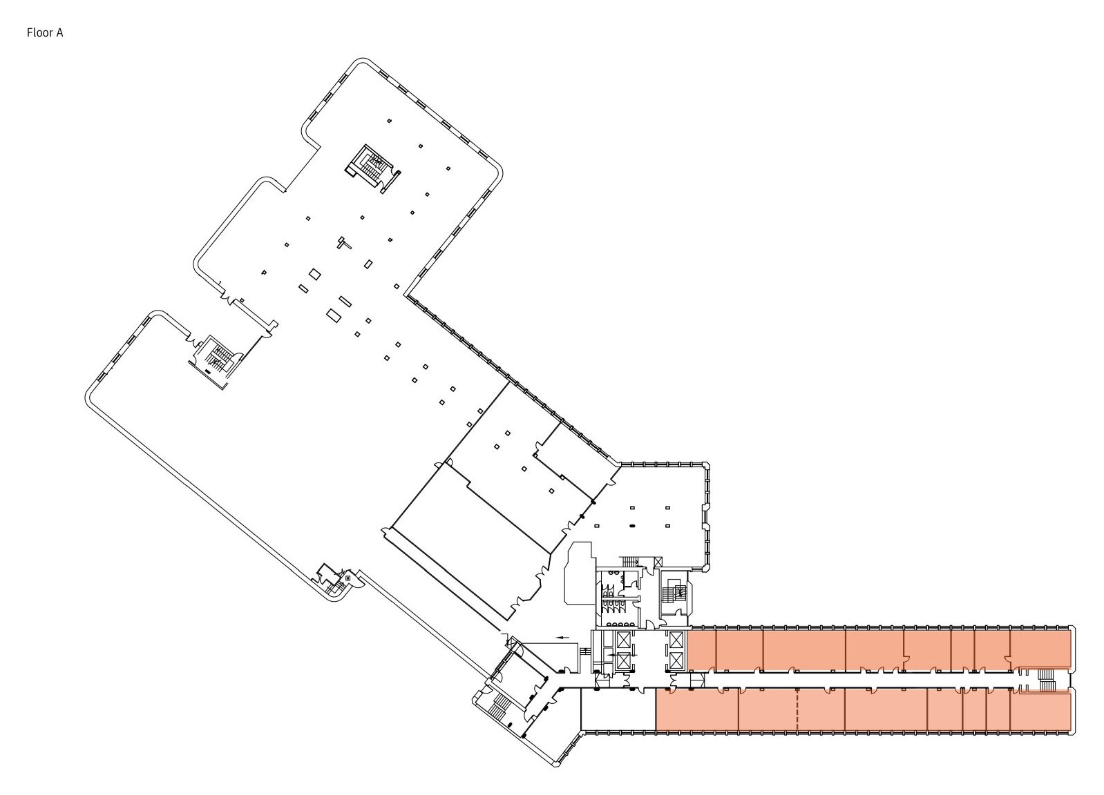 Level A floor plan, Argyle House