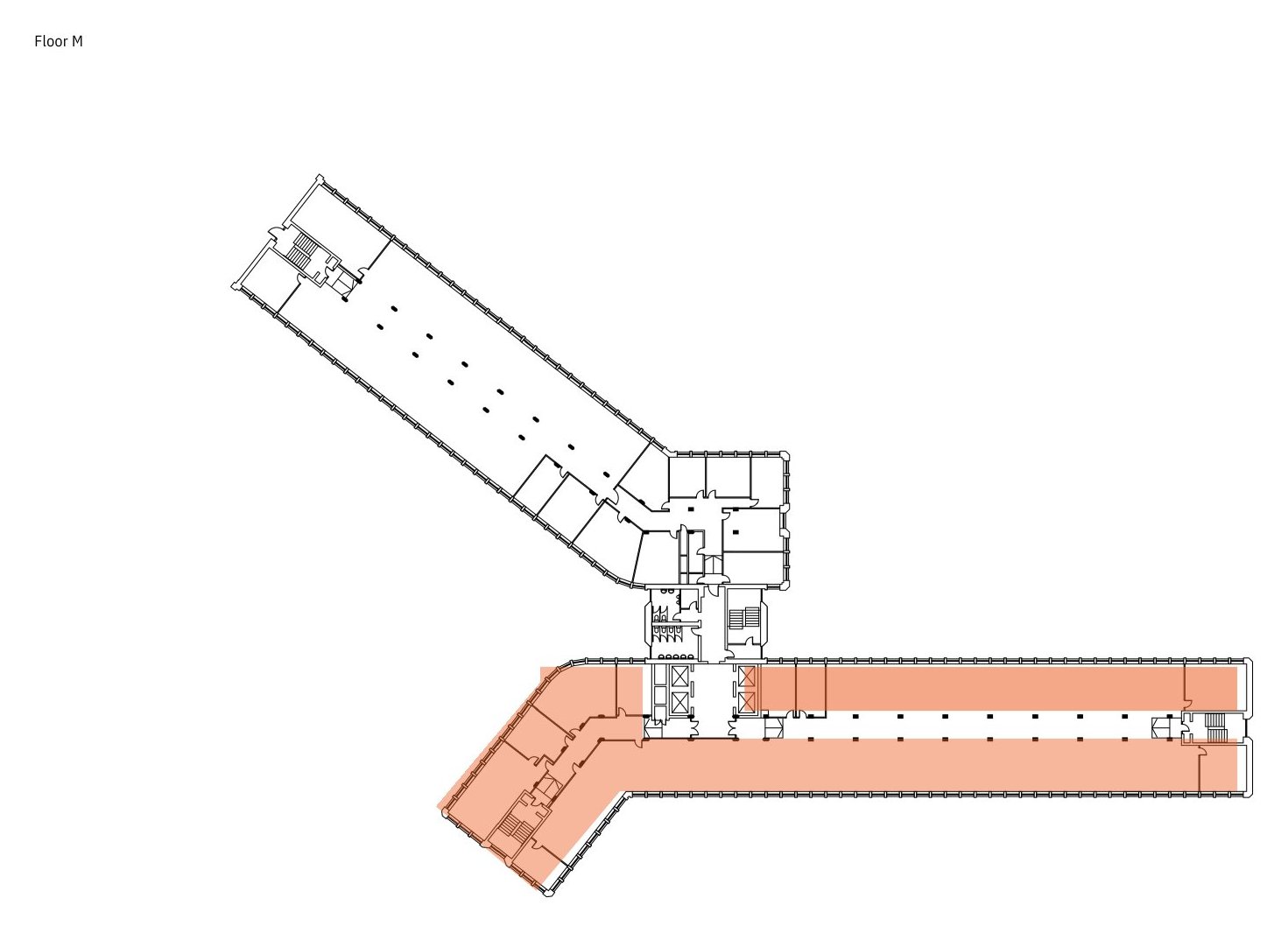 Level M floor plan, Argyle House
